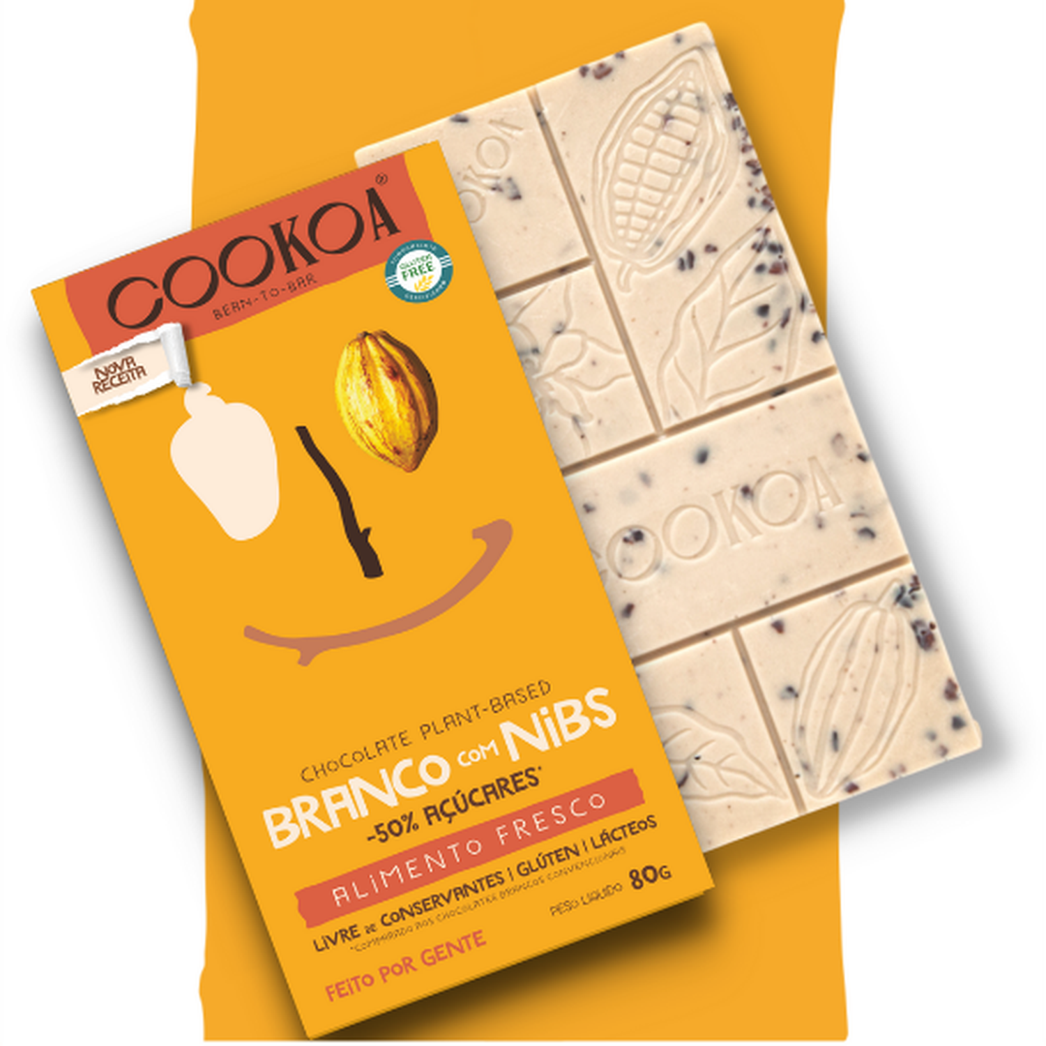 cookoa branco cremoso 80g