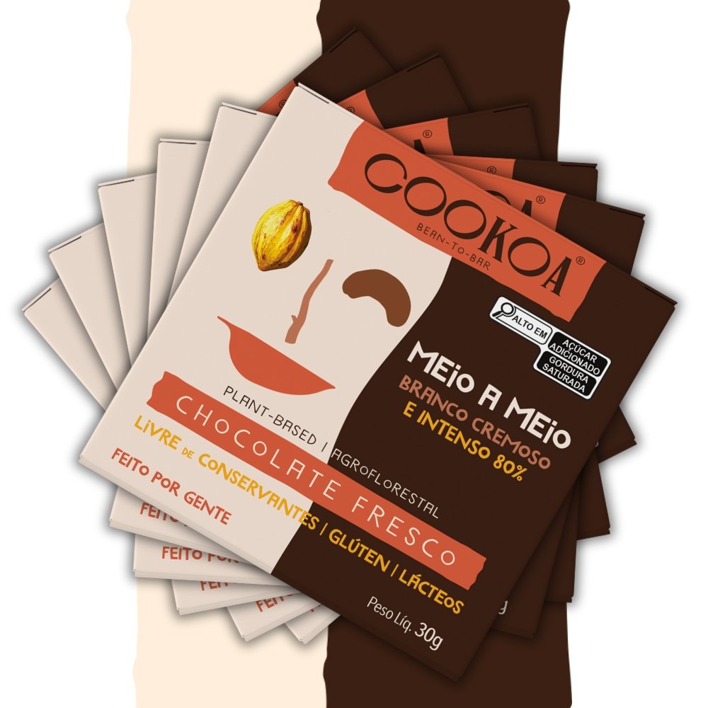 Barra de Chocolate ao Leite com Confeitos Tortuguita 80g
