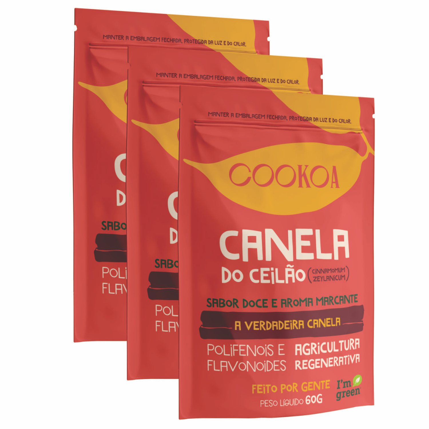 01 canela em po do ceilao 60g 3 un