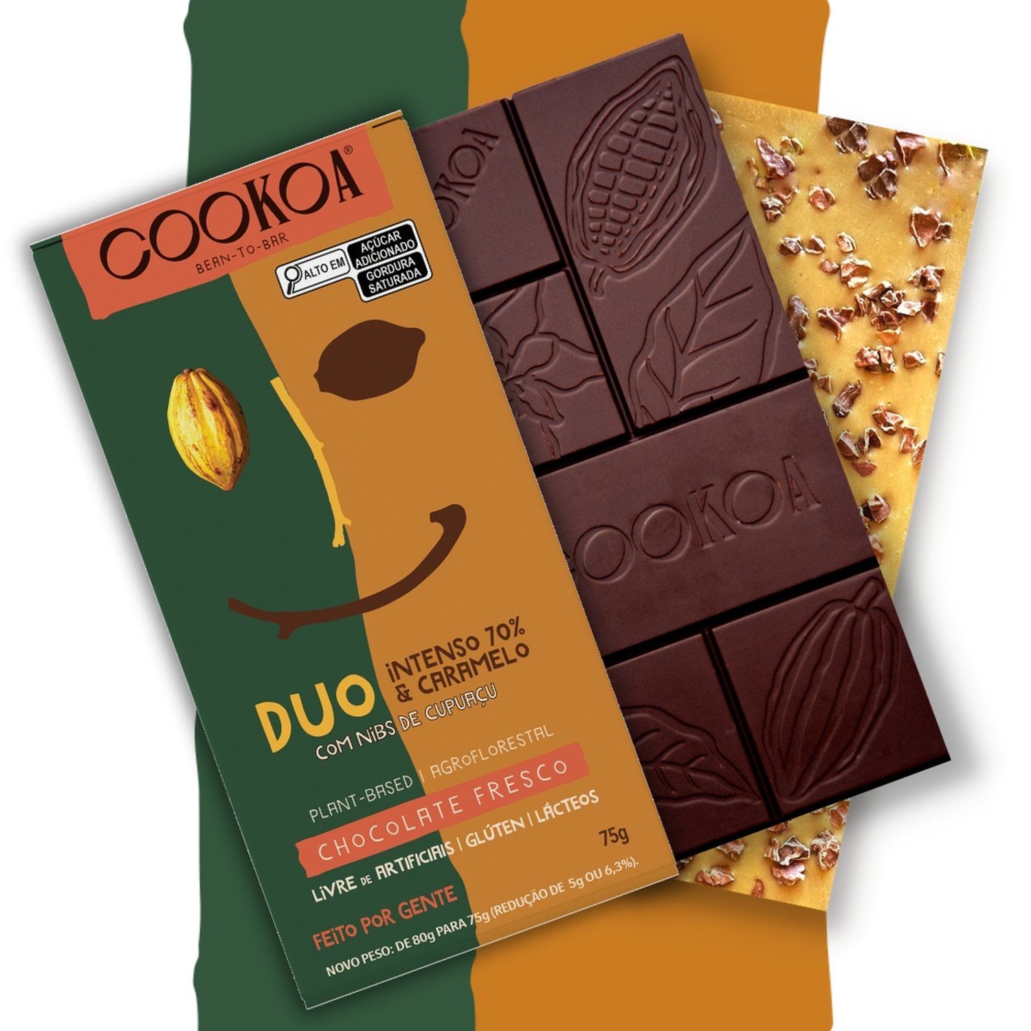 03 barra de chocolate duo intenso 70 e caramelo