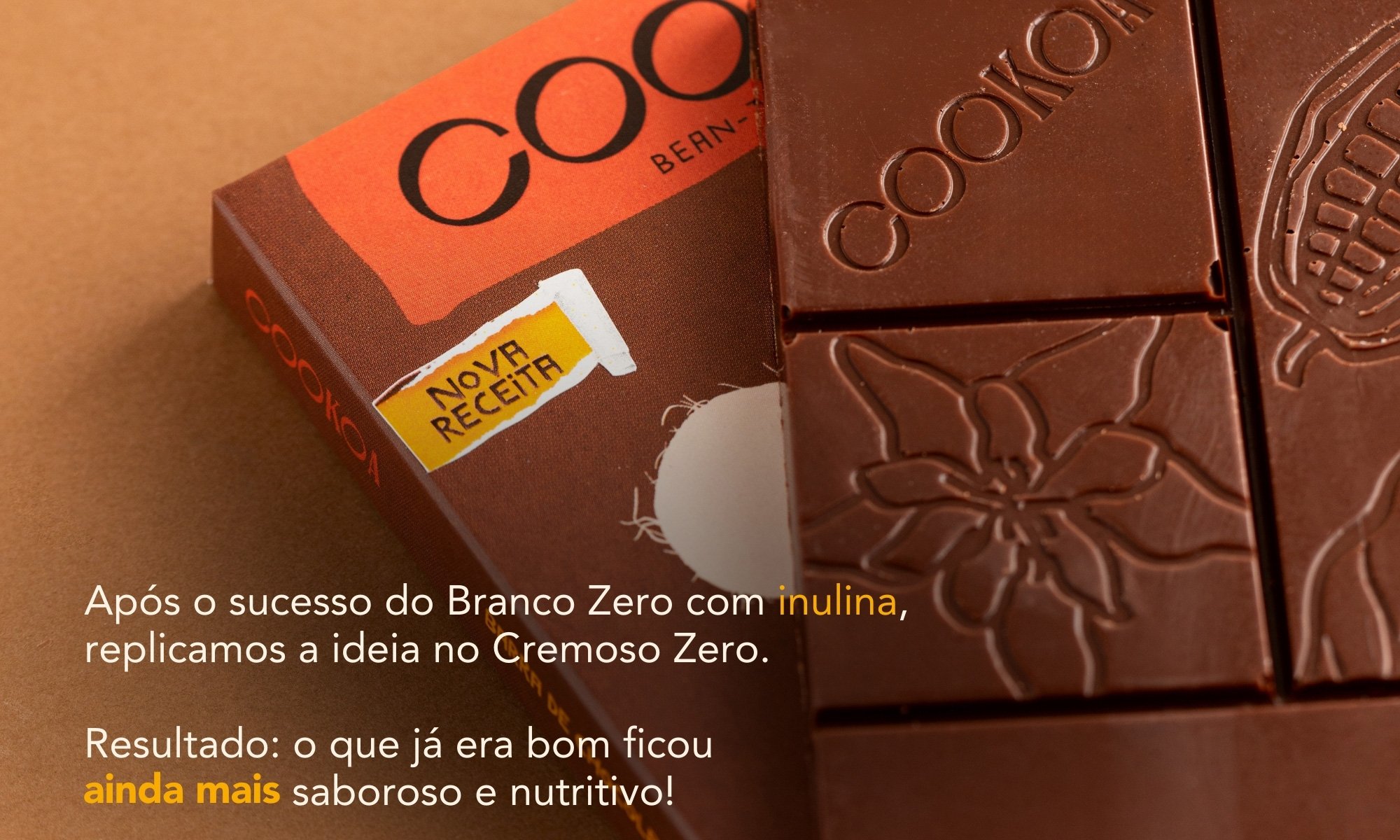 Chocolate Cremoso ZERO Açúcar - Barra 30g