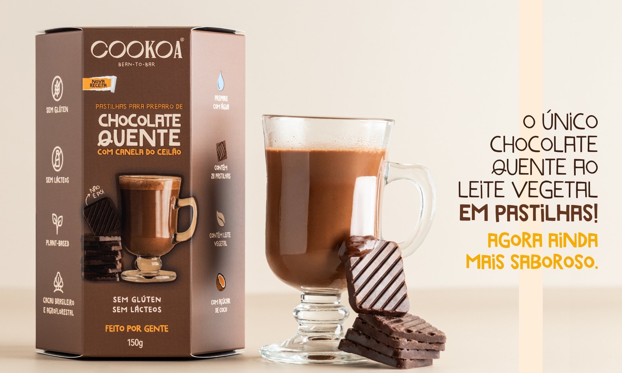 Chocolate Quente com Canela do Ceilão - 150g