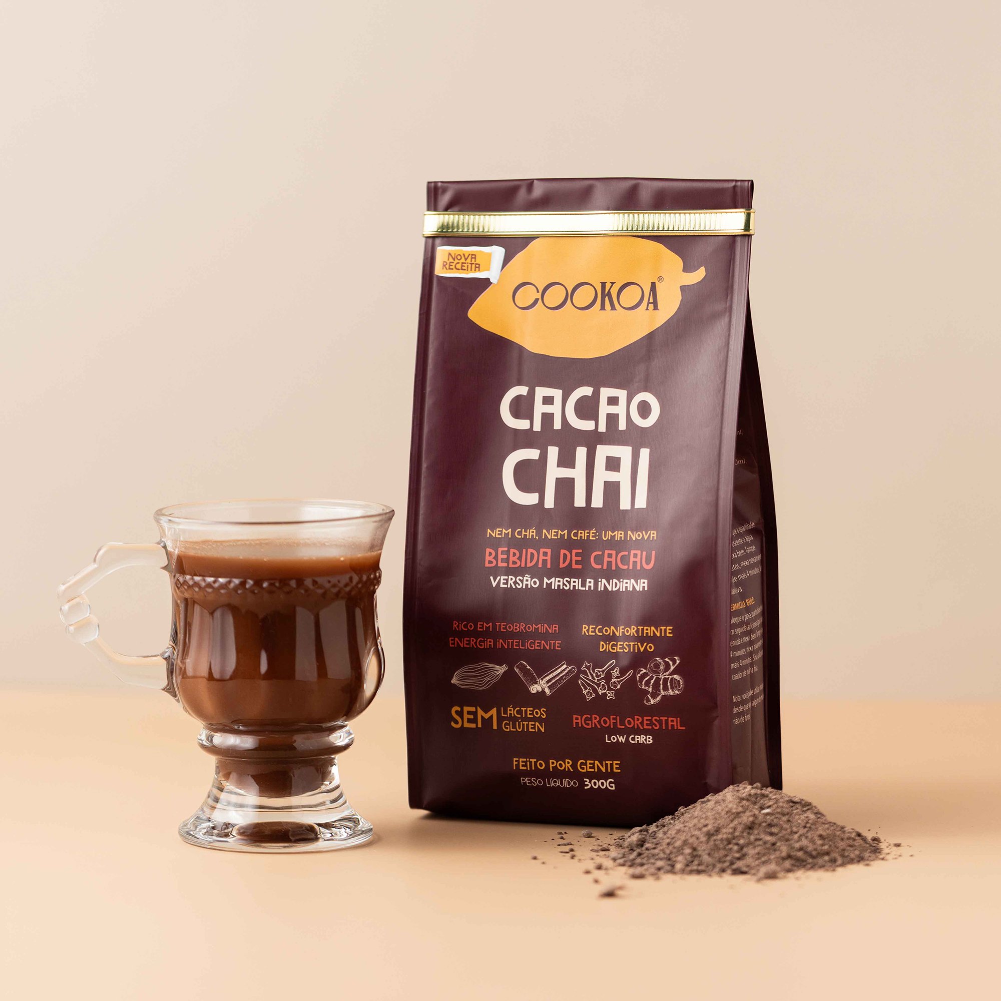 Cacao Chai (Bebida de Especiarias) KIT 2 UNIDADES