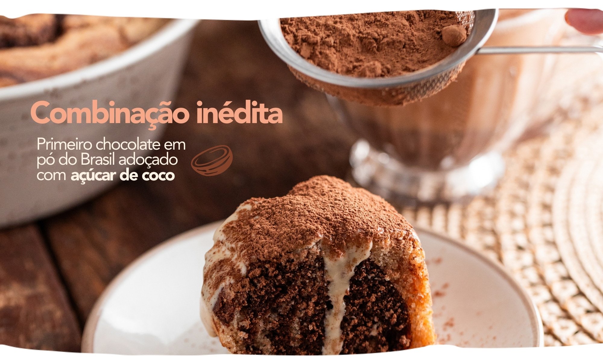 choco◆値下げ相談OK 38 Chocolate em pó 51% - 180g