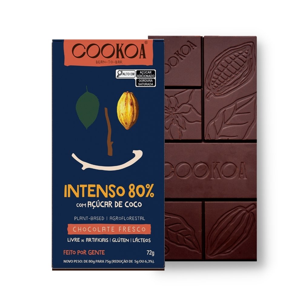 Chocolate Meio a Meio - Display 18 barras de 30g