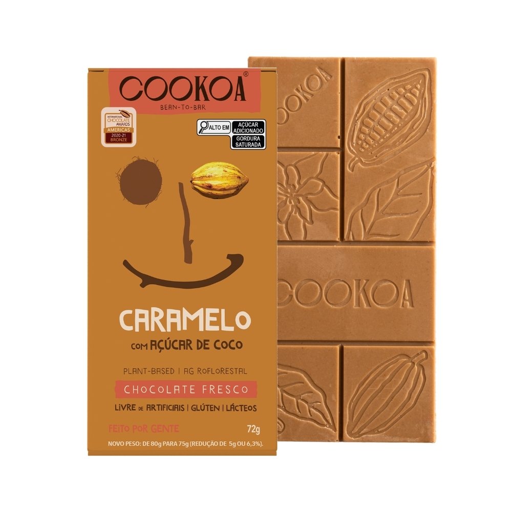 Barra de Chocolate Caramelo - 72g
