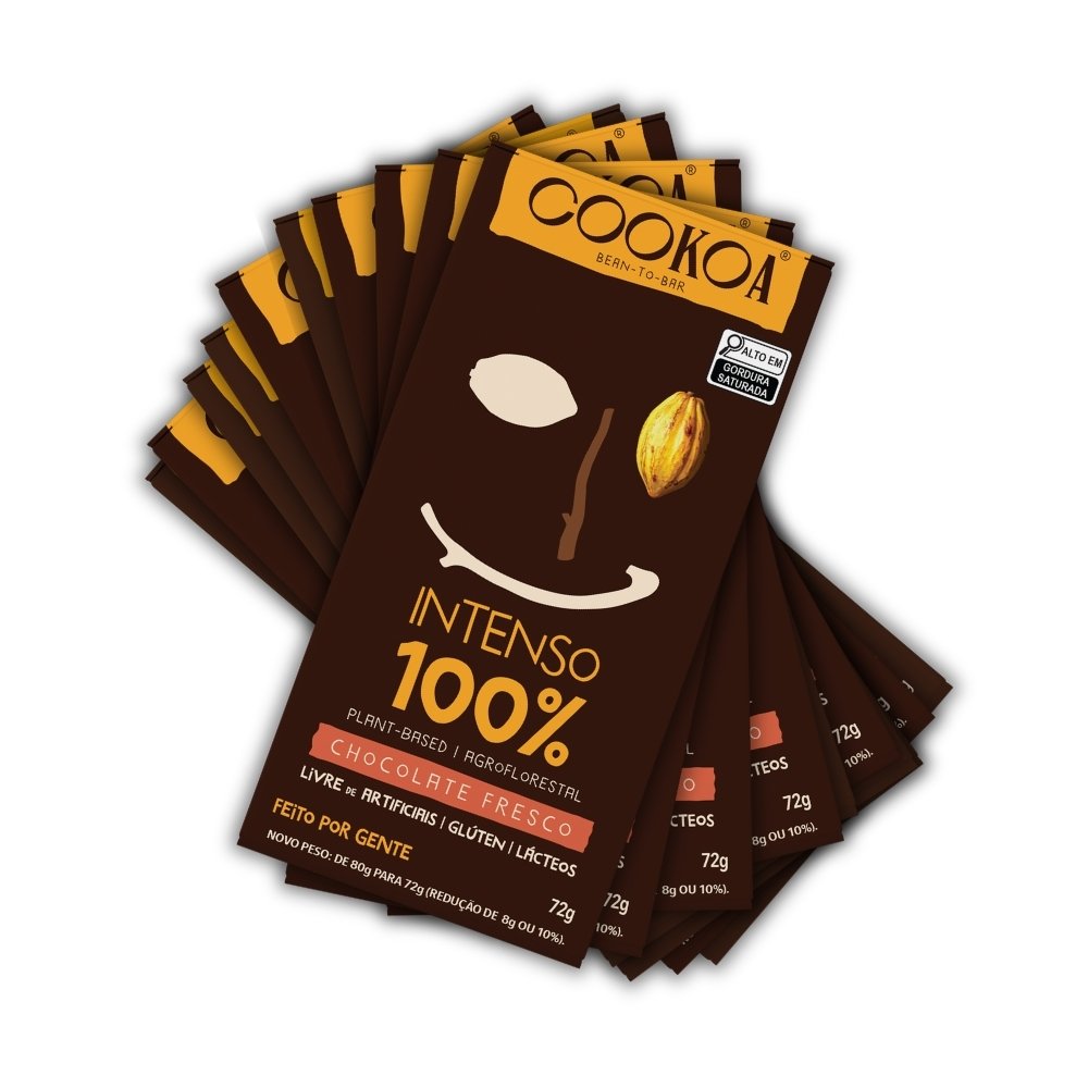 Barra de Chocolate Intenso 100% - 72g