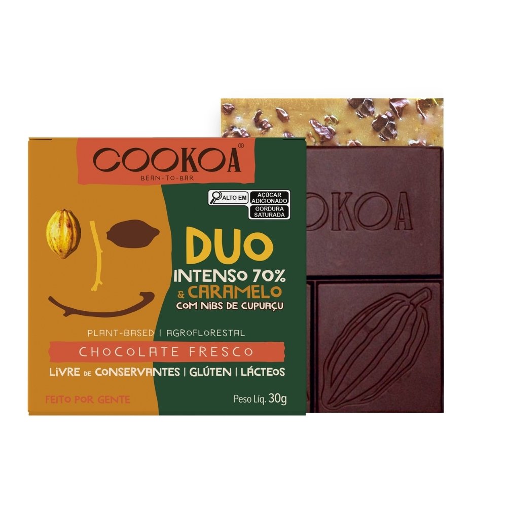 Chocolate Intenso 70% - Barra 30g