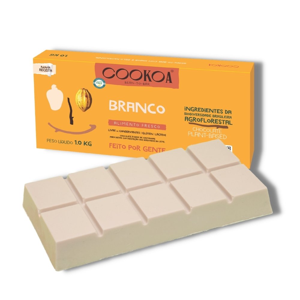 Chocolate Branco - Barra 1Kg (uso culinário)